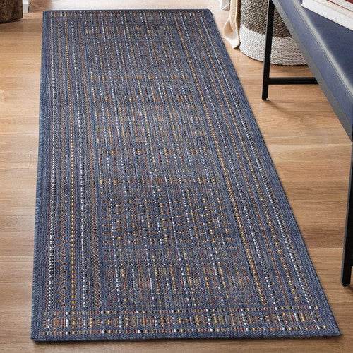 Taos Denim Indoor/Outdoor Rug - 2 x 8