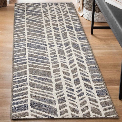 Chevron Ripples Indoor/Outdoor Rug - 2 x 8
