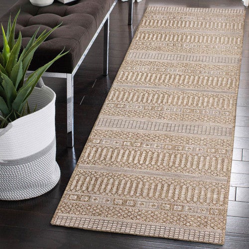 Sandy Lines Indoor/Outdoor Rug - 2 x 8