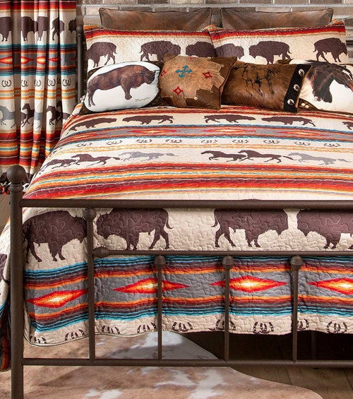 Southwest Plains Quilt Bed Set - Twin