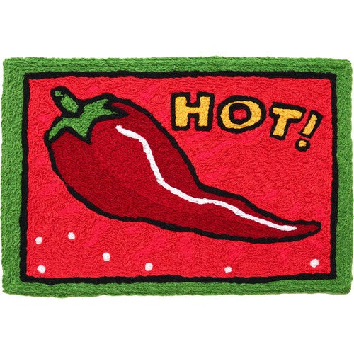 One Hot Pepper Indoor/Outdoor Accent Rug