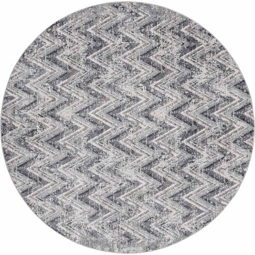 Pueblo Charcoal Rug - 8 Ft. Round