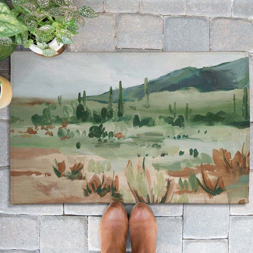 Field of Cactus Outdoor Rugs