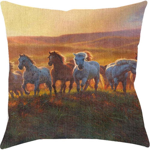 Sunset Fields Decorative Pillow
