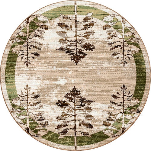 Mystic Woods Sage Rug - 8 Ft. Round