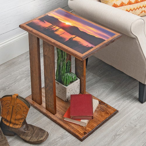 Cactus Sunset Side Table