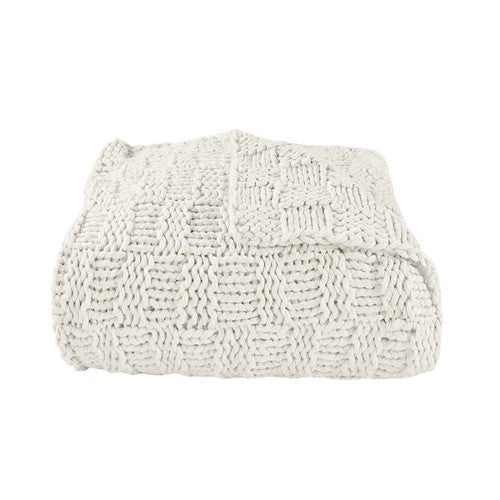 Cable Knit Euro Cozy Throw