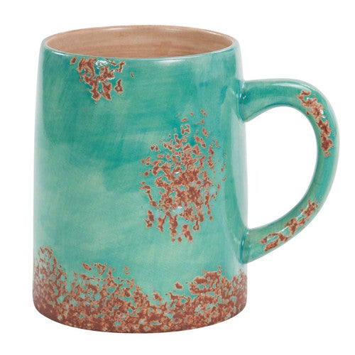 Turquoise Dream Patina Mug Set