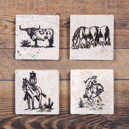 Rustic Ranch Coasters