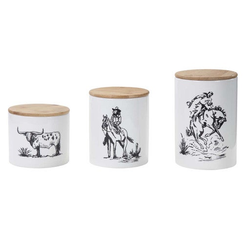 Rustic Ranch Canister Set