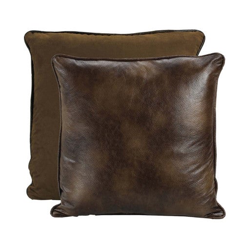 Faux Leather Euro Pillow