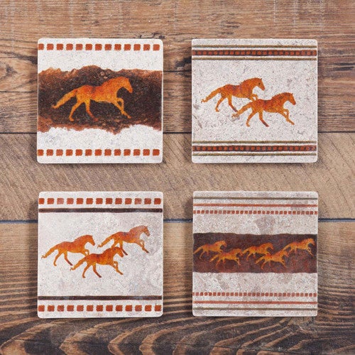 Rustic Ranch Coaster Set