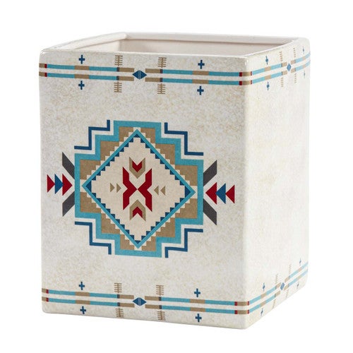 Ceramic Oasis Wastebasket