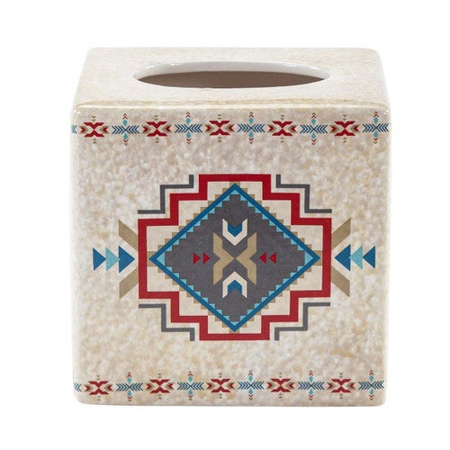 Ceramic Oasis Tissue Box Cover