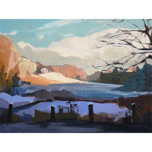 Sunrise Canyon Canvas Wall Art