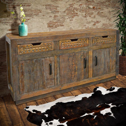 Wyoming Three-Drawer Buffet