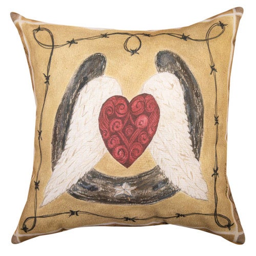 Wings of the Heart Pillow
