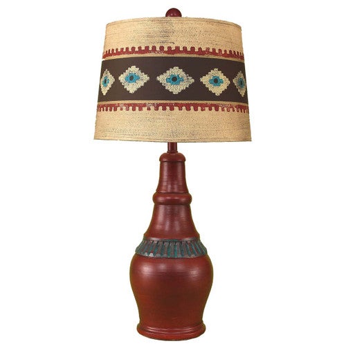 Crimson Southwest Table Lamp