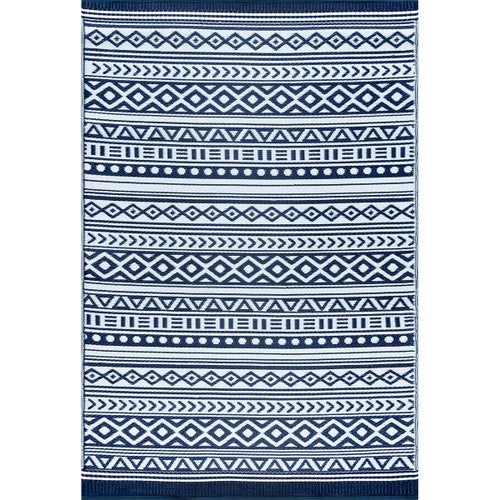 Avandaro Blue Indoor/Outdoor Utility Mat - 8 x 10