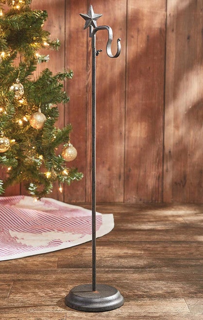 Adjustable Stocking Hanger with Star & Stand