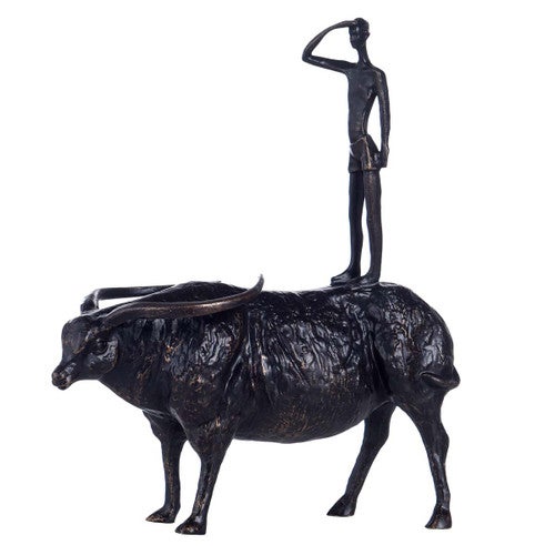 Bull Rider Sculpture