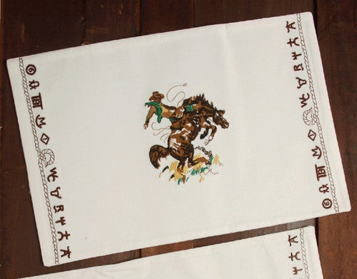 Bronco Buster Placemats - Set of 4