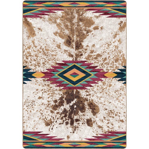 Rhinestone Cowhide Rug - 4 x 5 | Lone Star Western Decor