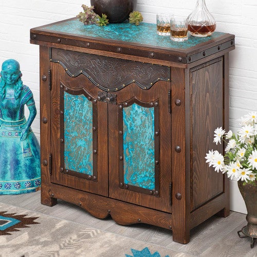 Boseman Hand Tooled Copper Console