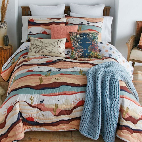Desert Crossing Quilt Bed Set - King