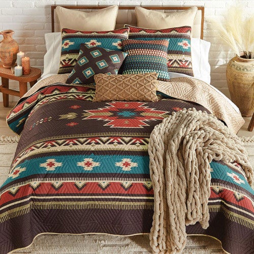 Sedona Sunset Quilt Bed Set - Queen