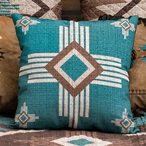 Turquoise Desert Accent Pillow