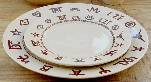 Branded Dinner Plates - Set of 4