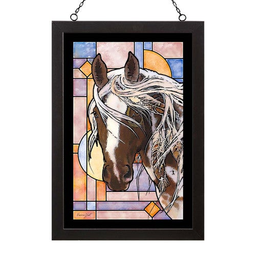 Beautiful Mare Stained Glass Art