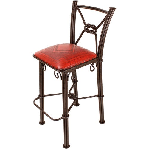 Coronado Barstool - Diamond Red