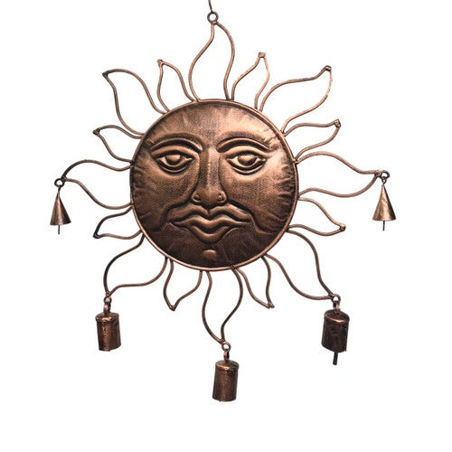 Copper Sunburst Bell Chime