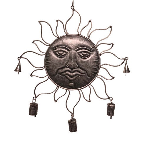Silver Sunburst Bell Chime