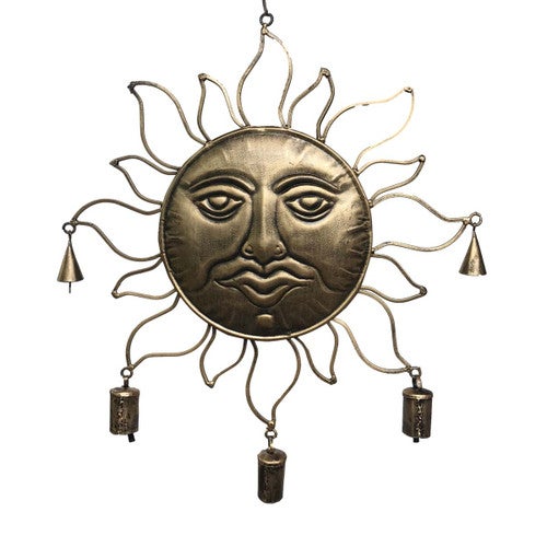 Gold Sunburst Bell Chime