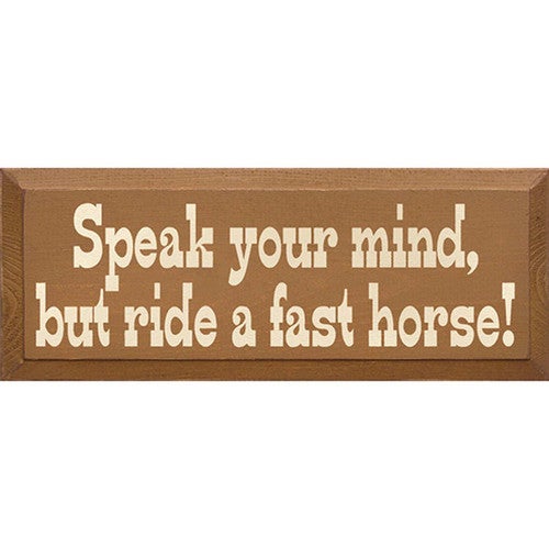 Ride A Fast Horse Wall Art