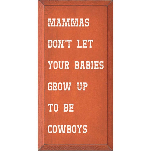 Cowboys Mammas Wall Art