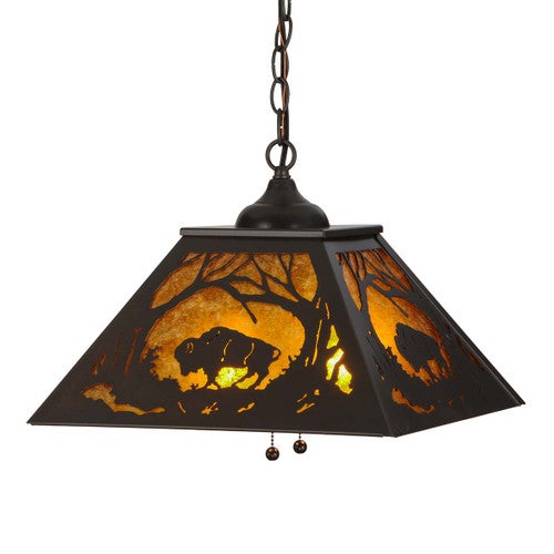 Sunrise Buffalo Pendant Light