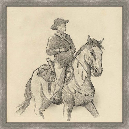 Rancher Sketch Wall Art