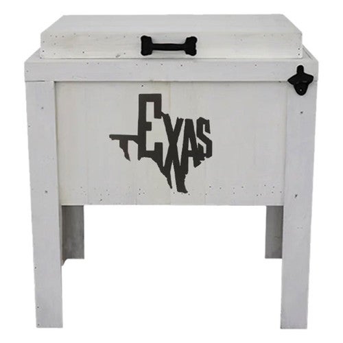 Texas State Single Cooler - White