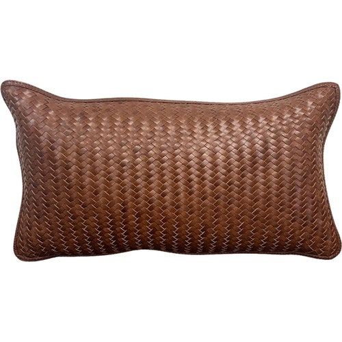 Dakota Bluff Cognac Accent Pillow - 22 x 12
