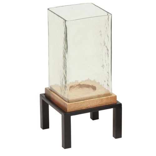 Square Glass Votive Holder - Large