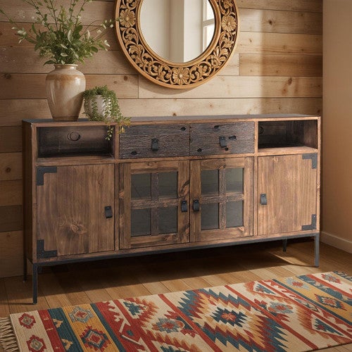 Lakeshore Walnut TV Stand - 5 Foot