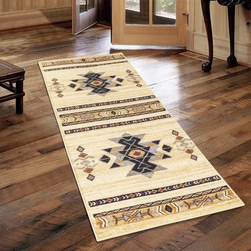 Outlaw Oasis Cream Rug - 3 x 7