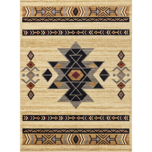 Outlaw Oasis Cream Rug - 5 x 7