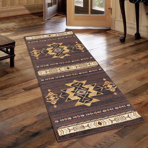 Outlaw Oasis Brown Rug - 3 x 7