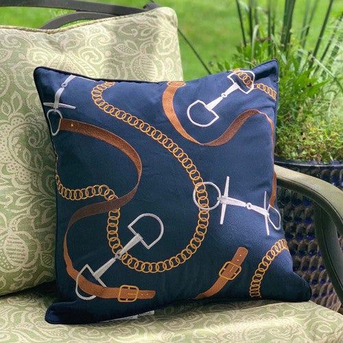 Navy Tack Pillow