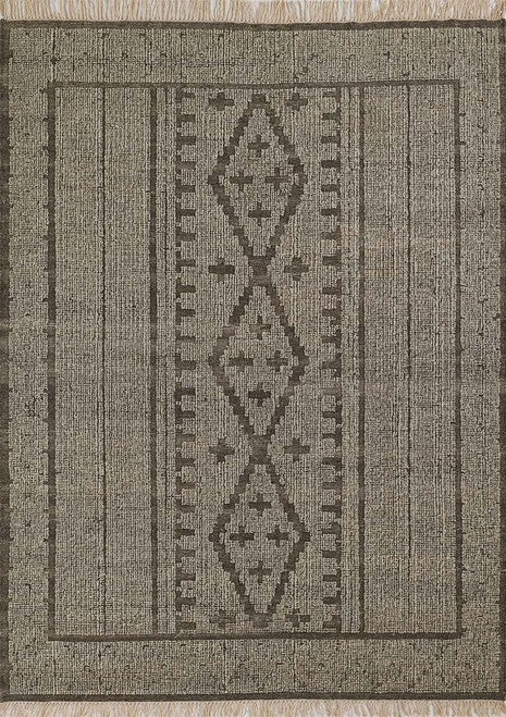 Southwest Charm Tan Fringed Rug Collection